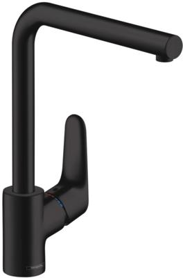 Hansgrohe Focus M41 ééngreeps keukenmengkraan 280, mat zwart Hansgrohe Focus M41 ééngreeps keukenmengkraan 280, mat zwart