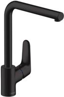 Hansgrohe Focus M41 ééngreeps keukenmengkraan 280, mat zwart - thumbnail