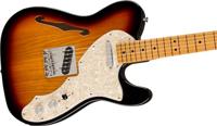 Fender Vintera II 60s Telecaster Thinline MN 3-Color Sunburst elektrische gitaar met gigbag - thumbnail