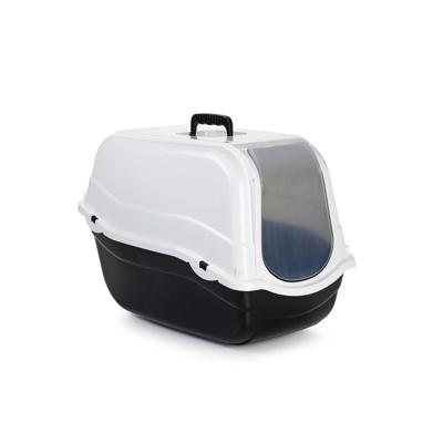 Romeo kattenbak wit / zwart Romeo kattenbak wit / zwart