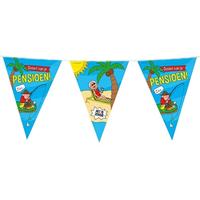 Paperdreams party vlag pensioen cartoon - thumbnail