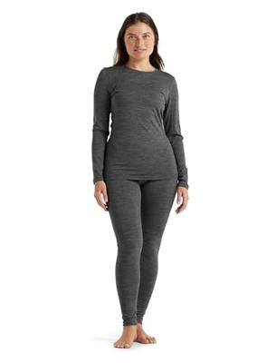 Icebreaker Merino 200 Oasis Thermobroek Dames Gritstone Hthr-013 L Icebreaker Merino 200 Oasis Thermobroek Dames Gritstone Hthr-013 L