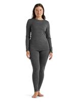 Icebreaker Merino 200 Oasis Thermobroek Dames Gritstone Hthr-013 L - thumbnail