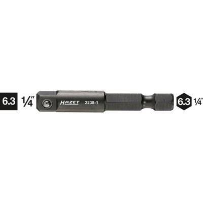 Hazet adapter adapter 1/4" 50mm four- to six-kt. Hazet adapter adapter 1/4" 50mm four- to six-kt.