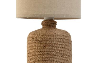 Bureaulamp Home ESPRIT Bruin 50 W 220 V 23 x 23 x 45 cm