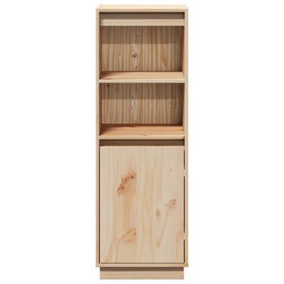 Hoge kast 37x34x110 cm massief grenenhout