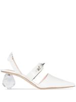 Simone Rocha embellished 60mm pumps - White - thumbnail