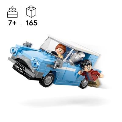 LEGO Harry Potter 76424 De vliegende Ford Anglia, speelgoed voor kinderen, bouwbare auto - thumbnail