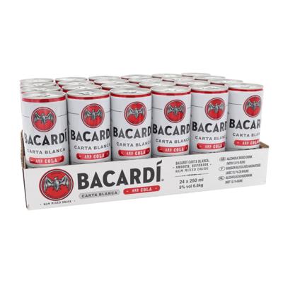 Bacardi Rum & Cola Tray