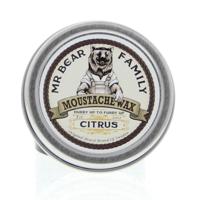 Mr Bear Family Beard Care Moustache Wax Citrus 30ml - thumbnail