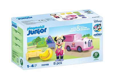 PLAYMOBIL Junior 71770 Minnie met fruitkar, Disney, 8 stuks, Vanaf 12 maanden