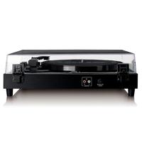 Houten platenspeler met ingebouwde speakers en Bluetooth® - thumbnail
