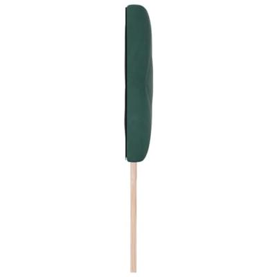 Hoofdbord Wandgemonteerd Geometrisch Donkergroen 180 cm Fluweel - thumbnail
