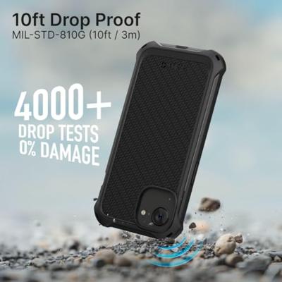 Catalyst Crux Hoesje Compatibel met MagSafe iPhone 14 / 16e Stealth Black