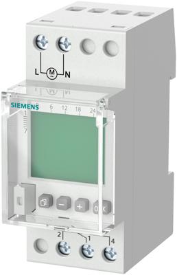Siemens 7LF4521-0 DIN-rail schakelklok Digitaal 230 V/AC 4000 W Siemens 7LF4521-0 DIN-rail schakelklok Digitaal 230 V/AC 4000 W