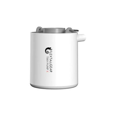 Flextail Gear luchtbed pomp Tiny Pump X - Oplaadbare luchtbedpomp - 400LM lantaarn - 3-in-1 - grijs