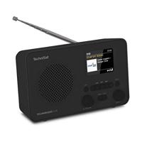 TechniSat TECHNIRADIO 6 IR - draagbare internetradio (DAB+, FM, WLAN, Bluetooth, kleurendisplay, wekker, favorietengeheugen, 3 watt RMS) zwart - thumbnail