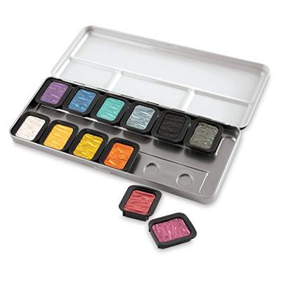 Royal Talens FINETEC® Parelmoer aquarelverf set Rainbow | 12 kleuren