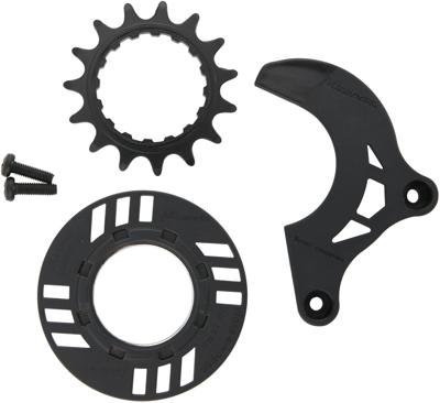 MIRANDA steek-tandwiel sprocket 15t chain guard ring + guide