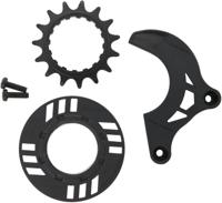 MIRANDA steek-tandwiel sprocket 15t chain guard ring + guide - thumbnail