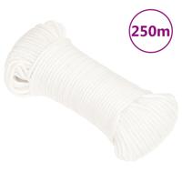 VidaXL Boottouw 4 mm 250 m polypropyleen volwit - thumbnail