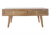 Hoofdtafel DKD Home Decor Mangohout 115 x 60 x 46 cm - thumbnail