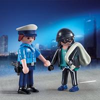 Playmobil 9218 Duo Politieagent en Dief - thumbnail