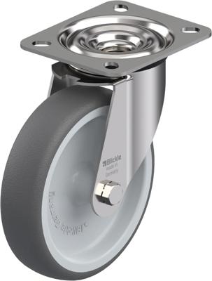 Blickle LEX-PATH 125G Zwenkwiel Wieldiameter: 125 mm Draagvermogen (max.): 150 kg 1 stuk(s)