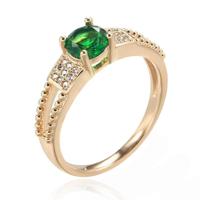 Cilla Jewels Damesring met Groene Zirkonia-20mm - thumbnail