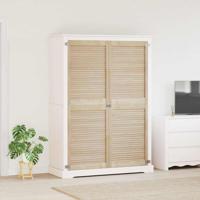 Kastdeuren 2 pcs Bruin 170 x 59.5 x 2.1 cm Massief grenenhout - thumbnail