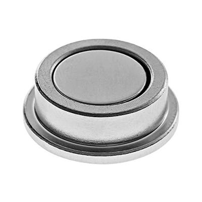 magnetoplan Magneet Discofix forte (Ø x h) 25 mm x 9 mm Rond Zilver 10 stuk(s) 16630