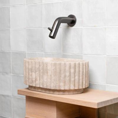 Waskom Loutro Irini Ovaal Mini 30x15x12 cm Marmer