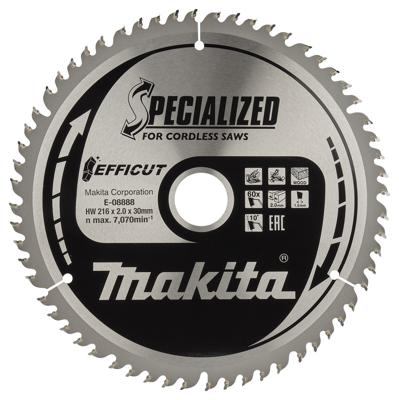 Makita Zaagb.Hout 216X1.5X30 T80 - E-08894 Makita Zaagb.Hout 216X1.5X30 T80 - E-08894