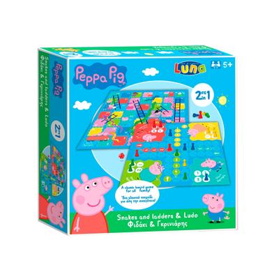 Luna bordspellen Peppa Pig 21,5 cm karton 2 stuks Luna bordspellen Peppa Pig 21,5 cm karton 2 stuks