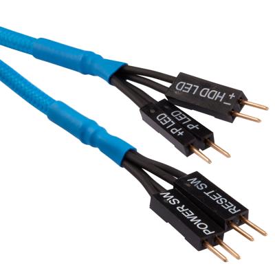 Corsair Premium verlengkabel voor voorpaneel, met ommanteling, blauw