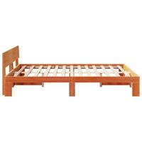 Bedframe Wasbruin 160 x 200 cm Massief grenenhout - thumbnail