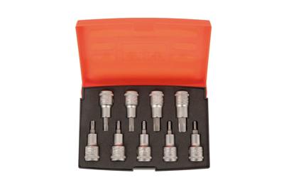 Bahco Schroevendraaierdopsleutels 1/2" | zeskant | TORX® bits - 9-delig - koffer - S9TORX Bahco Schroevendraaierdopsleutels 1/2" | zeskant | TORX® bits - 9-delig - koffer - S9TORX