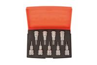 Bahco Schroevendraaierdopsleutels 1/2" | zeskant | TORX® bits - 9-delig - koffer - S9TORX - thumbnail