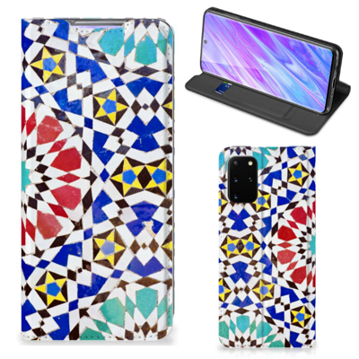 Samsung Galaxy S20 Plus | Standcase | Mozaïek Samsung Galaxy S20 Plus | Standcase | Mozaïek