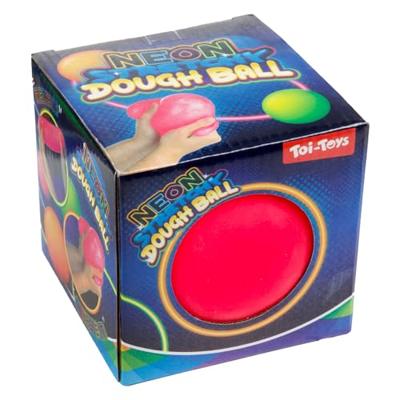 Toi-Toys Fun kneedbal neon, 10cm