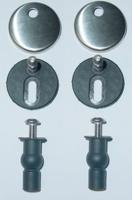 Quick-Release Zitting Luxe Bevestigingset Compleet Aqua Splash - thumbnail