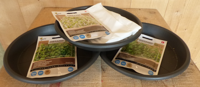 Cadeaupakket kiemgroente drie soorten met drie scholtes met kweekpapier Warentuin Mix - Warentuin mix - thumbnail