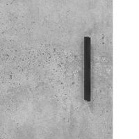 Dressoir 34,5x34x90 cm bewerkt hout betongrijs - thumbnail