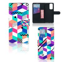 OnePlus 9 Pro | Book Case | Blokken Kleurrijk - thumbnail