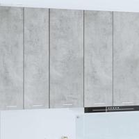 Hangkast Riga Beton Grijs 40 x 31 x 100 cm Bewerkt hout - thumbnail