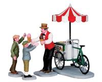 Lemax gelato cart s/4 kerstdorp figuur type 5 Caddington Village 2013 - thumbnail