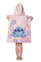 Stitch poncho 50 x 115 cm (roze) - thumbnail