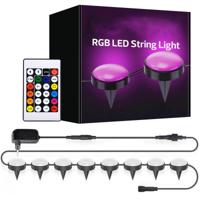 LED Lichtsnoer 18m RGB met Afstandsbediening - IP44 Waterdicht - thumbnail