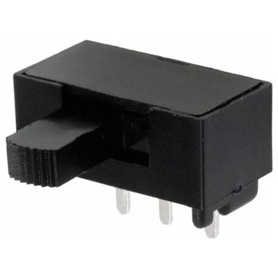 C & K Switches L102021ML04Q Slide-Switch L Series Schuifschakelaar 125 V/AC, 28 V/DC 4 A 1x aan/aan 1 stuk(s) Bulk