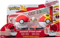 Pokemon Surprise Attack Game - Rockruff & Rowlet - thumbnail